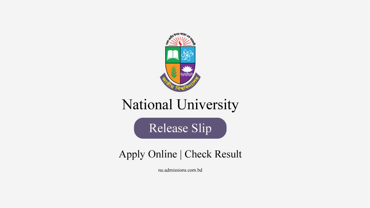 NU Release Slip